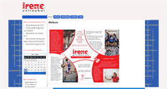 Desktop Screenshot of irene-volleybal.nl